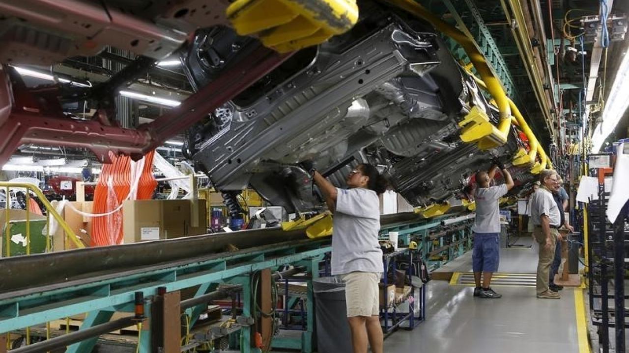 Actividad manufacturera Estados Unidos. Foto: Reuters.