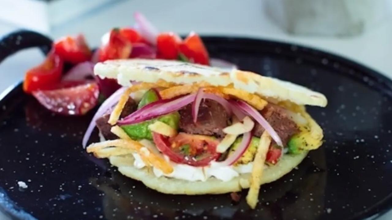 Arepa con NotBurger, foto NotCo