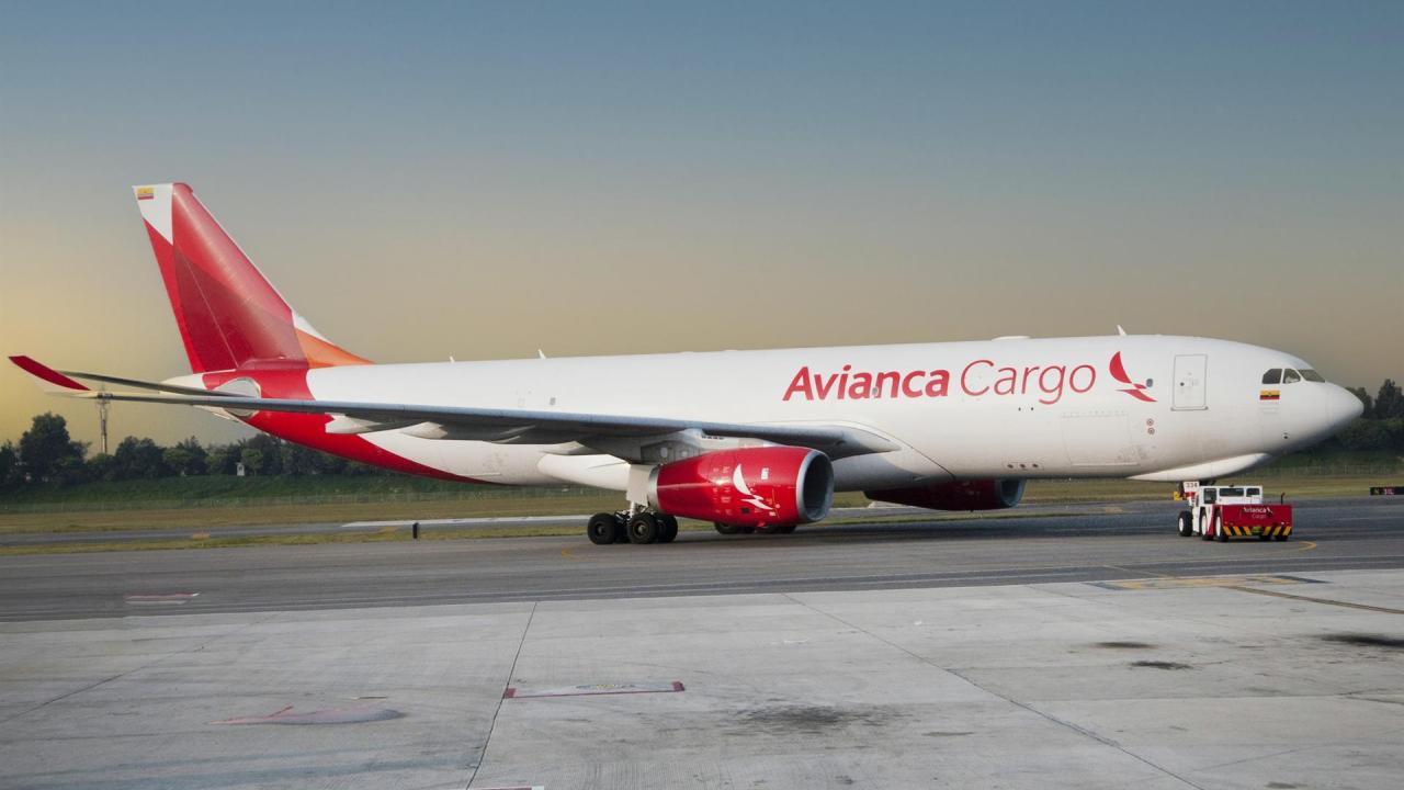 Avión de carga de Avianca