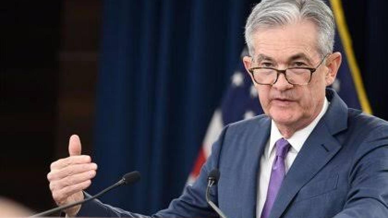 El presidente de la Reserva Federal de Estados Unidos (Fed), Jerome Powell. Fuente: EuropaPress