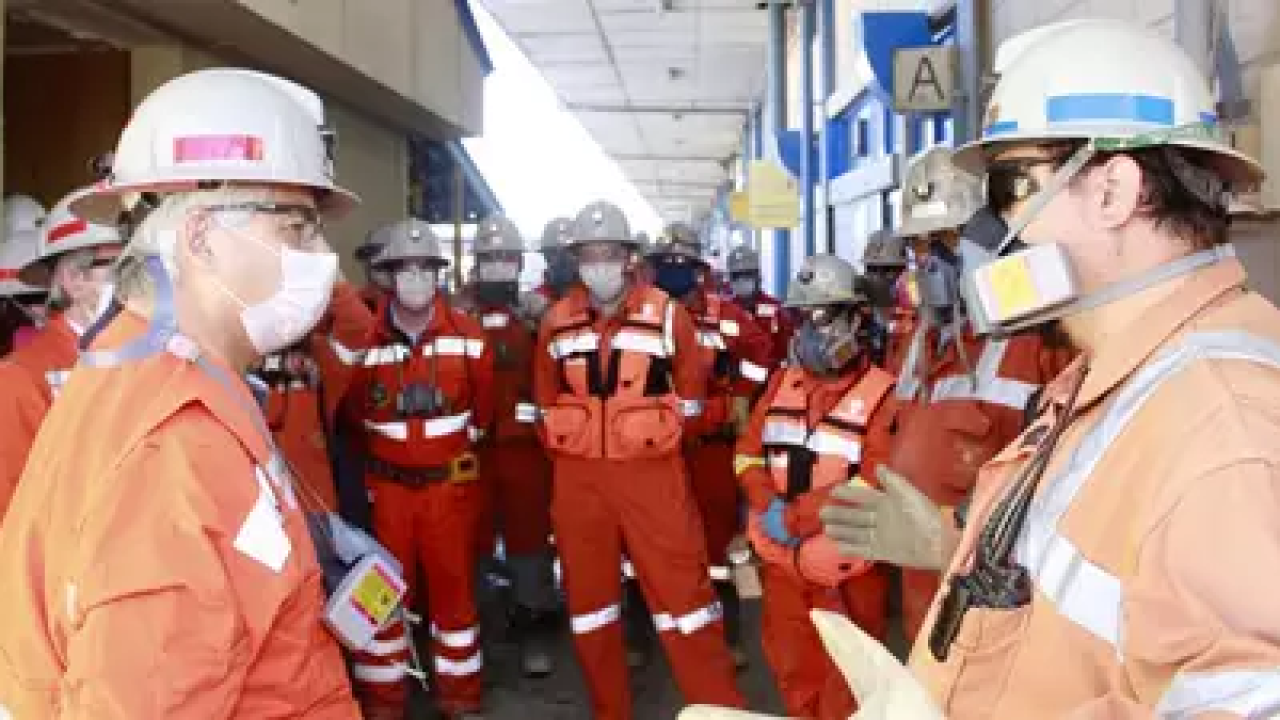 Trabajadores de Codelco. Foto: Europa Press. 