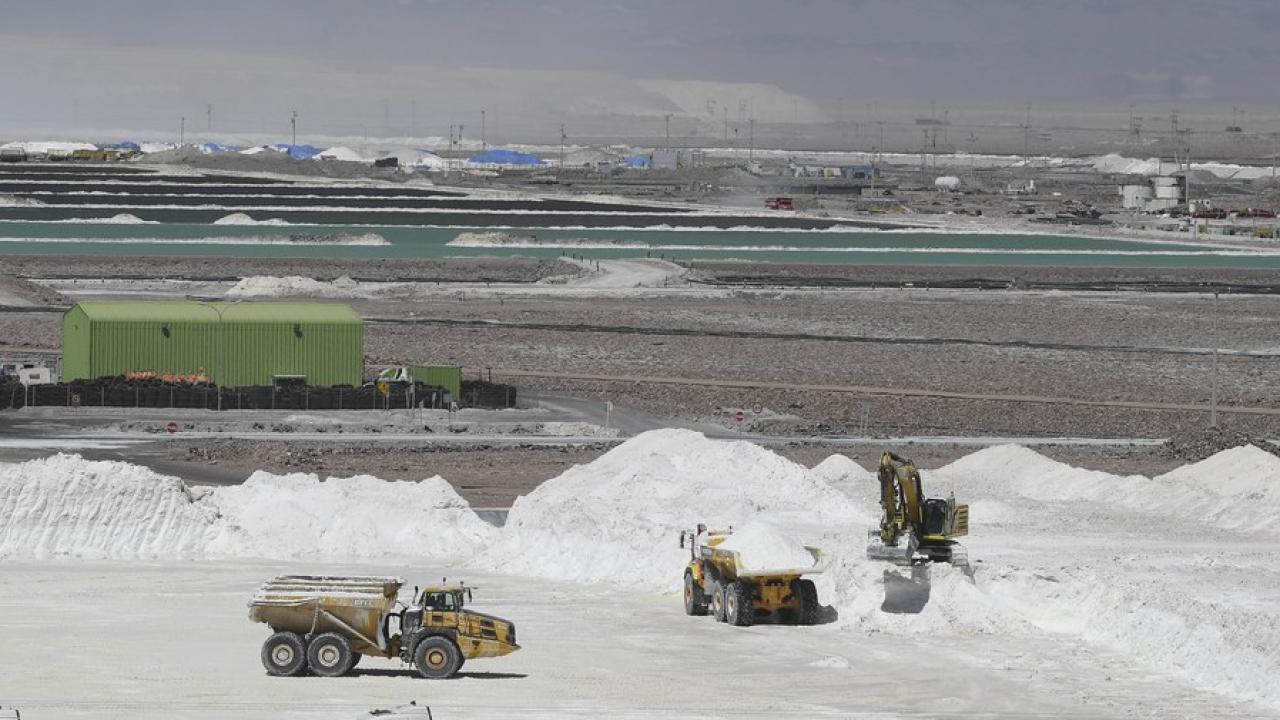 Litio. Foto: Xinhua. 