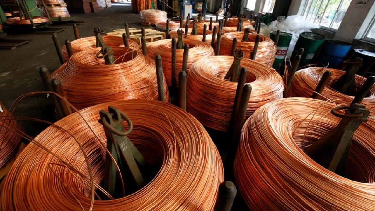 Cobre. Foto: Reuters.