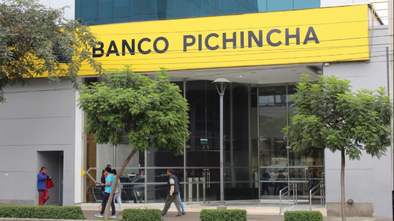 Banco Pichincha. Foto: Andina. 