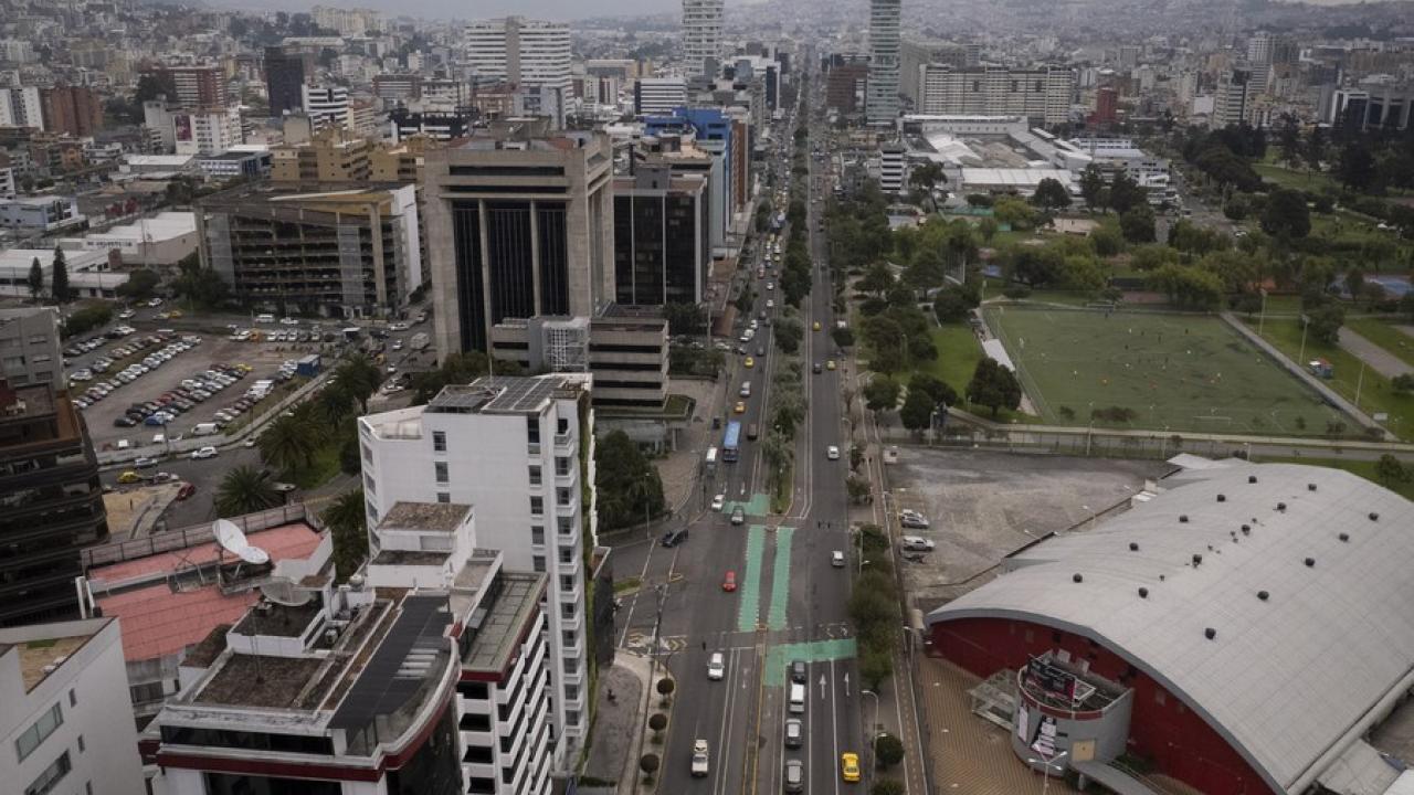 crédito xinhua vista de Quito