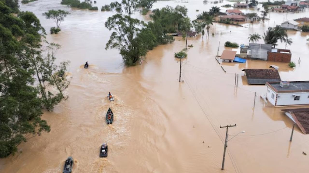 crédito foto Reuters desastre natural Brasil