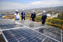 Paneles solares fotovoltaicos. Foto: Andina. 