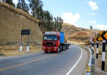 Carretera Central. Foto: Andina. 