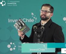 Boric en Invest Chile crédito Invest Chile