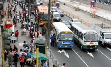 Transporte público. Foto: Andina.