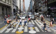 Distrito financeiro de Buenos Aires 21/11/2023 REUTERS/Agustin Marcarian