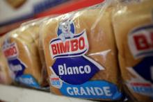 Loaves of bread of Mexican breadmaker Grupo Bimbo are pictured at a convenience store in Monterrey, Mexico, August 6, 2018. REUTERS/Daniel Becerril/File Photo Purchase Licensing Rights